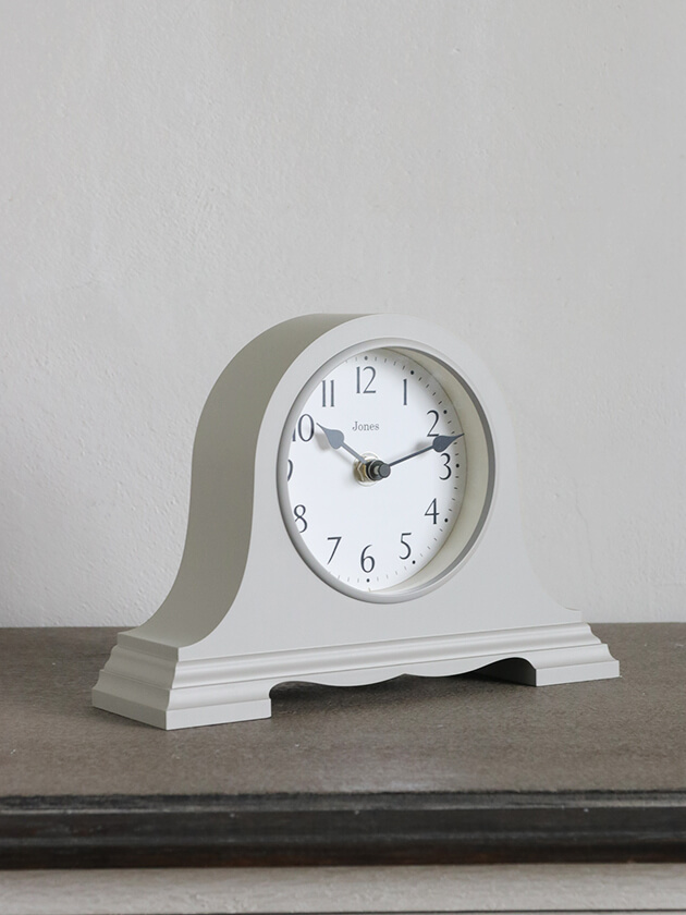 JonesクロックMantel Bライトグレー