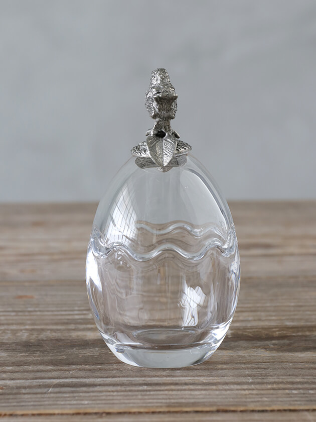 Pewter グラスボックス Bird