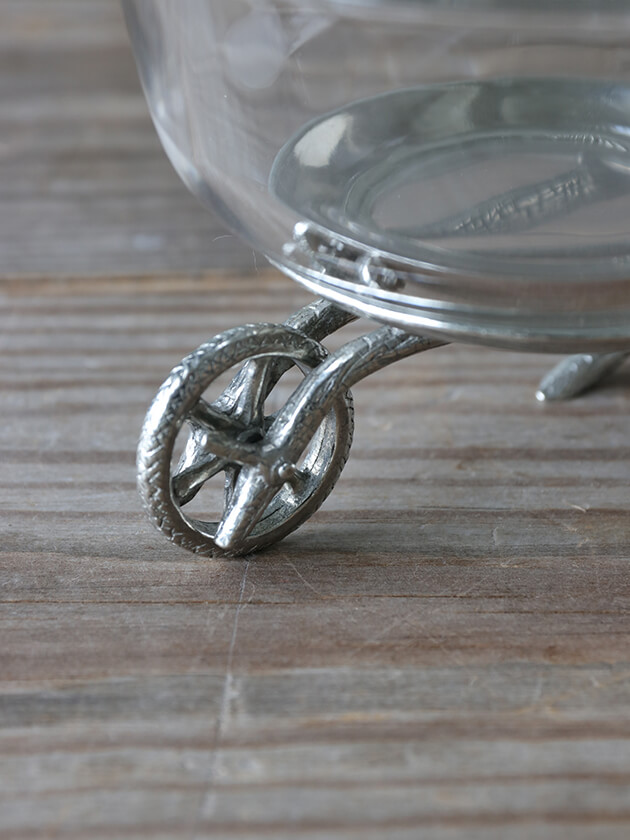 Pewter���饹�ܥ���Hand Cart Rabbit �ԥ塼����