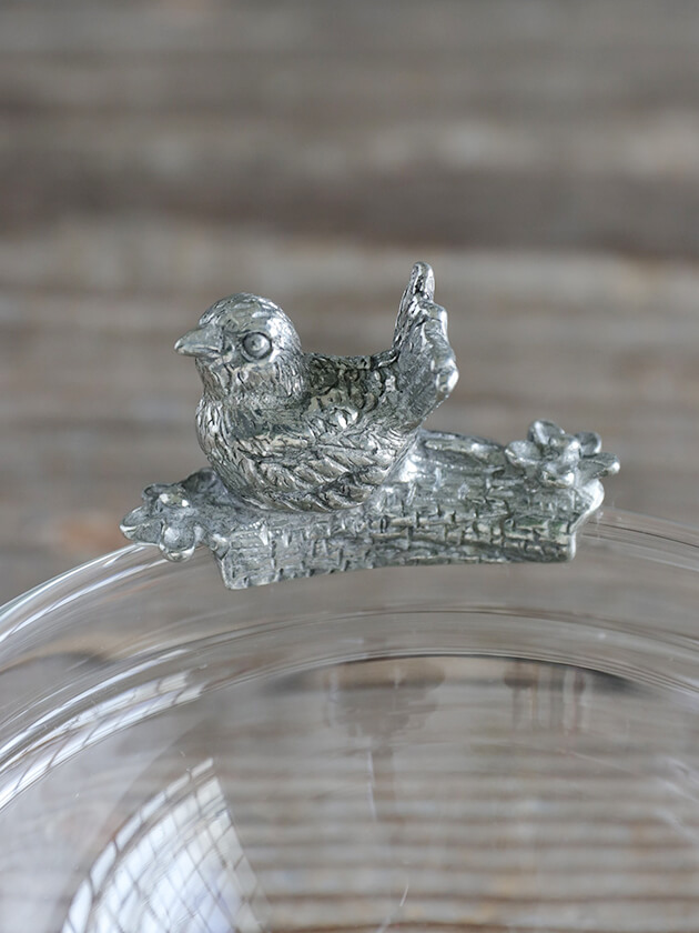 Pewter���饹�ܥ���Small Bird �ԥ塼����