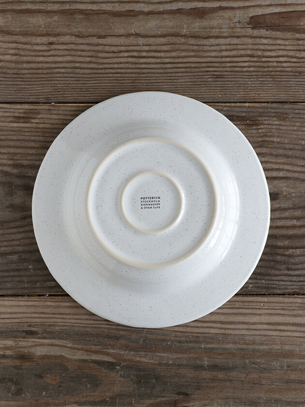 PotteryJo�����ס��ѥ����ץ졼��DARIA�ۥ磻��26cm Stoneware �ݥ��꡽���硼