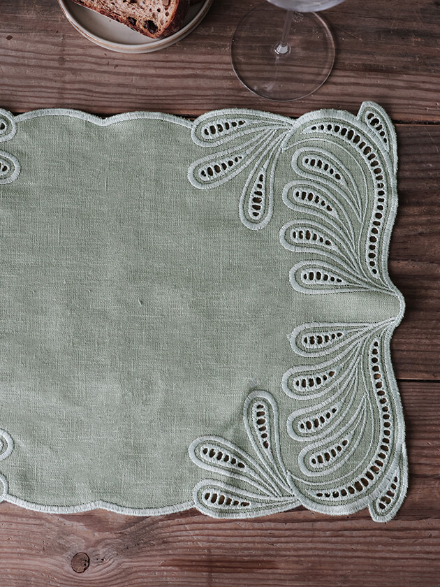 Borgo delle tovaglie�ץ졼���ޥå�Tecla 50x35cm �饤�ȥ��꡼���������