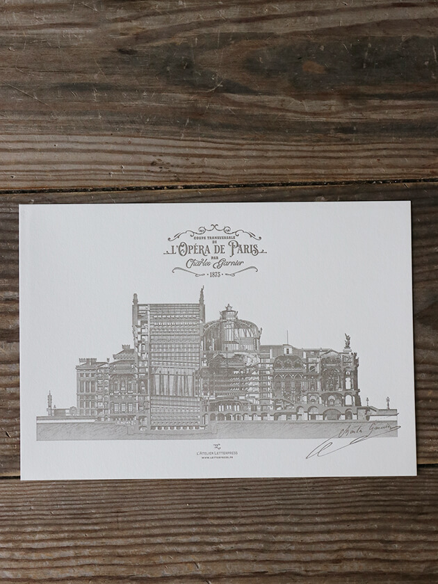 LetterPressݥ the Opera of Paris 쥿ץ쥹